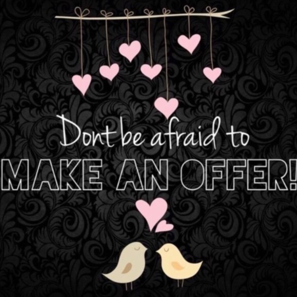 Open to reasonable offers on higher priced items! 💜